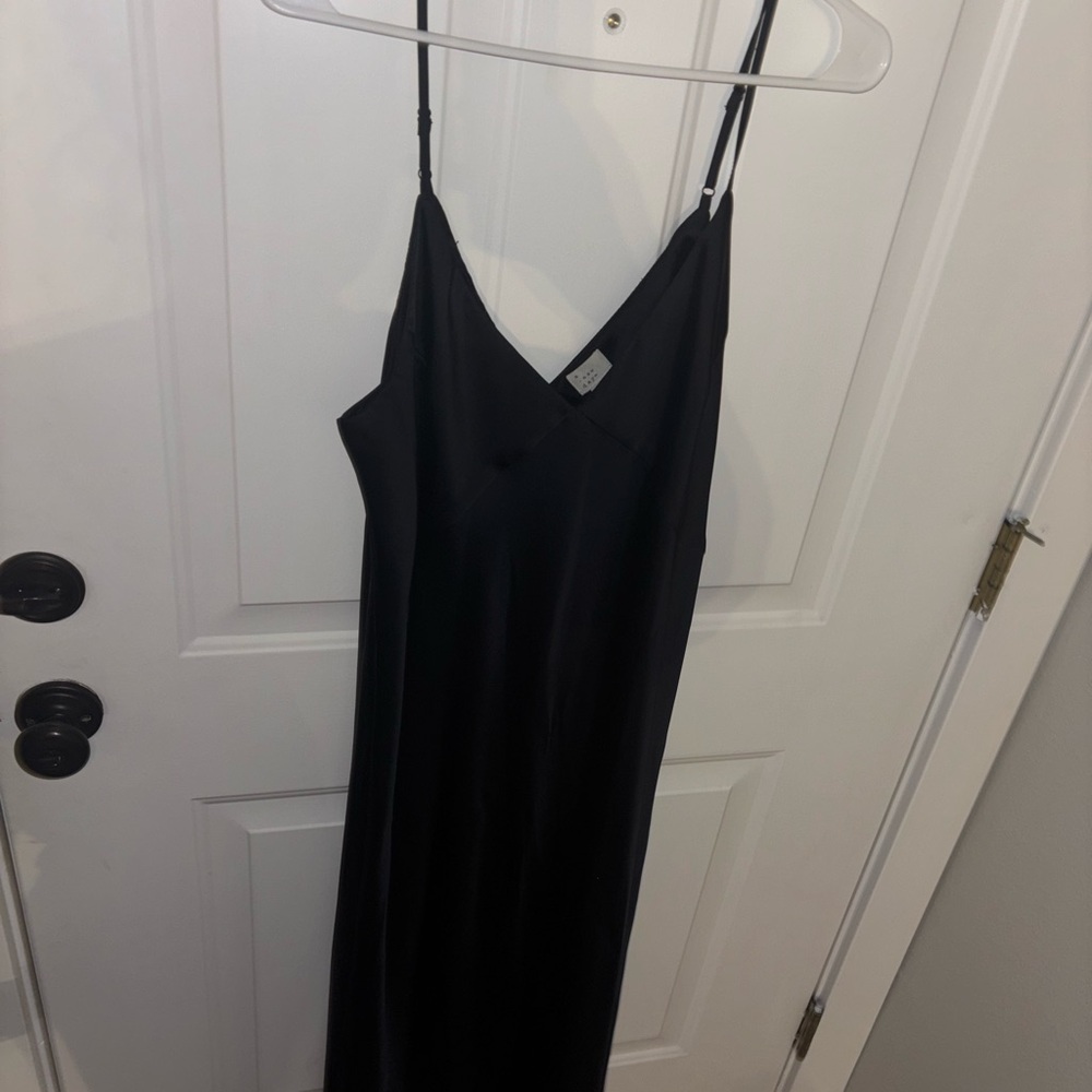 a new day Black Satin Dress - Picture 3 of 3